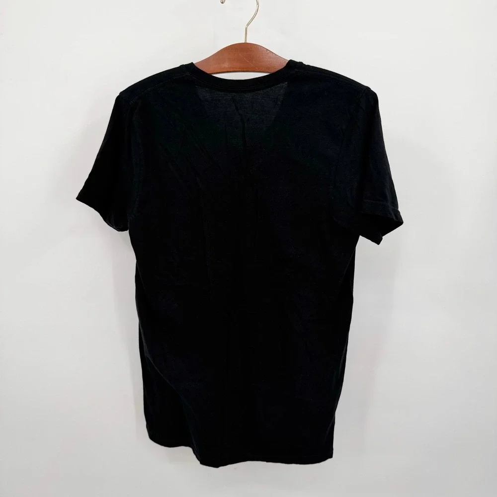 Polo Ralph Lauren Mens‎ S Classic Fit V Neck Black T-Shirt 100% Cotton